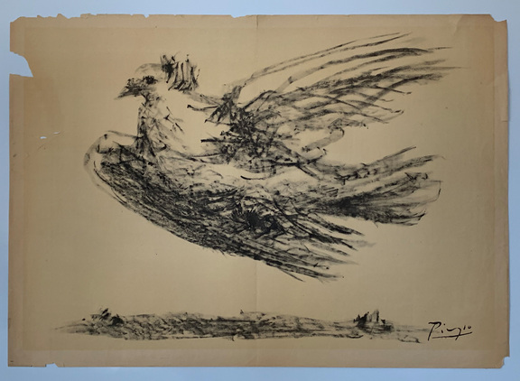 Taube für 2. Weltkongress der Friedenskämpfer