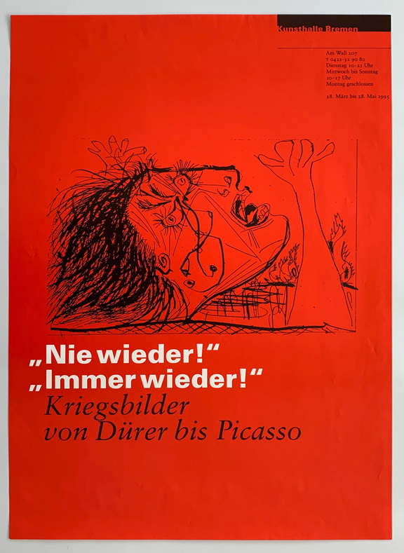 "Nie wieder, immer wieder", Kriegsbilder von Dü...