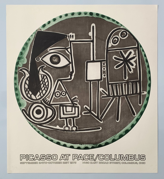 Jaqueline an der Staffelei, Pace/Columbus 1978