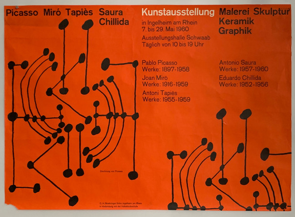 Picasso Miro Tapies Saura Chillida, Kunstausste...