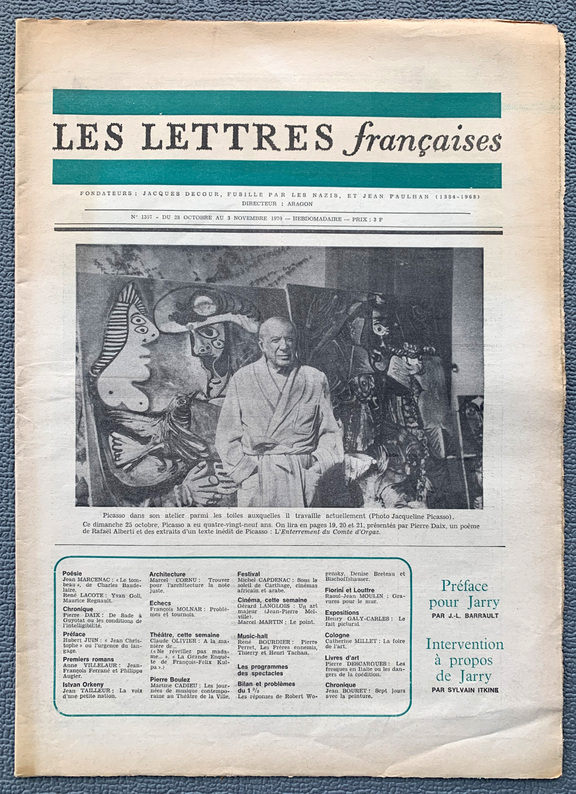 Les Lettres francaises 1357 -  28.Okt. - 3. Nov...