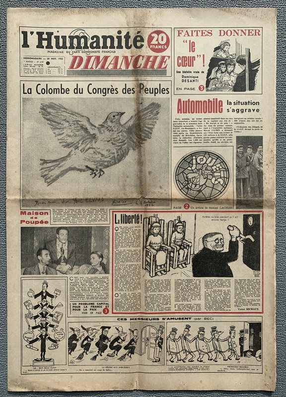 L´Humanite Dimanche 218 - La Colombe du Congres...