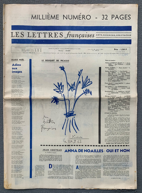 Les Lettres francaises 1000 - 24 - 30. Okt 196... Les Lettres francaises 1000 - 24 - 30. Okt 196...