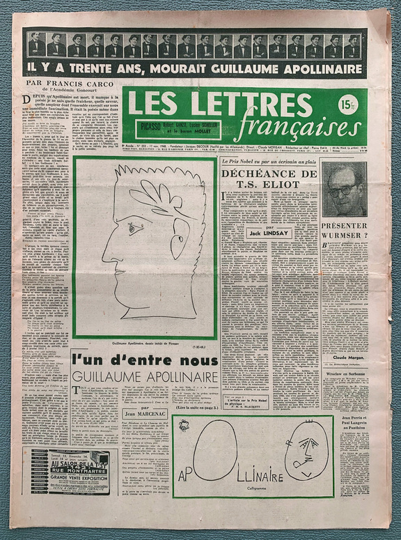 Les Lettres francaises 233  -  11.Nov.1948 - Ap...
