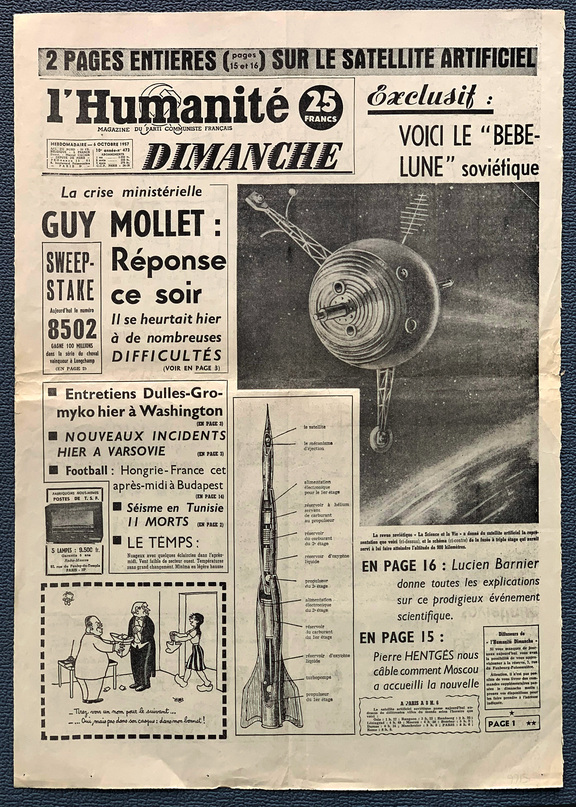 L´Humanite Dimanche 6.10.1957, spätere Ausgabe?