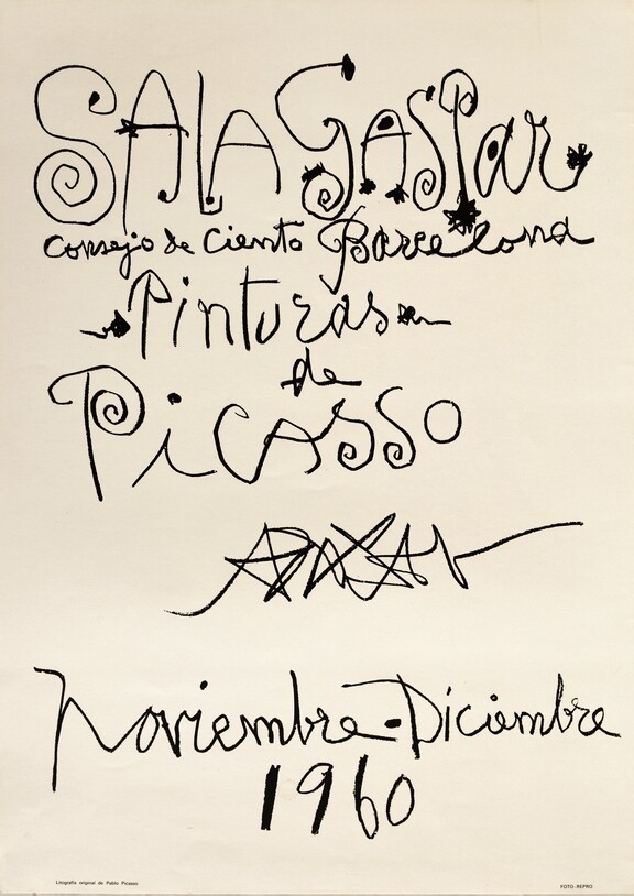Gemälde von Picasso, Sala Gaspar, Barcelona - C...