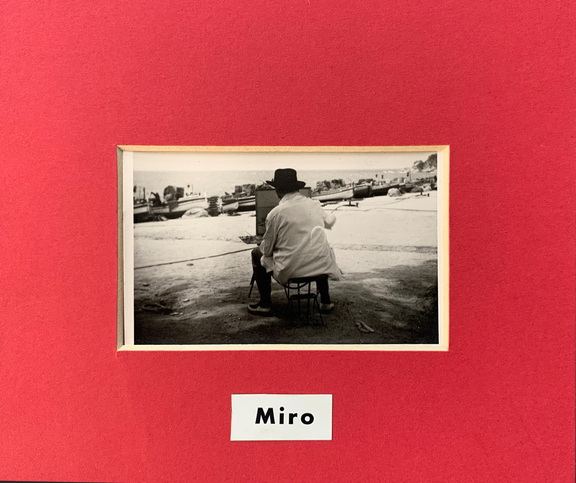 Miro vor der Staffelei