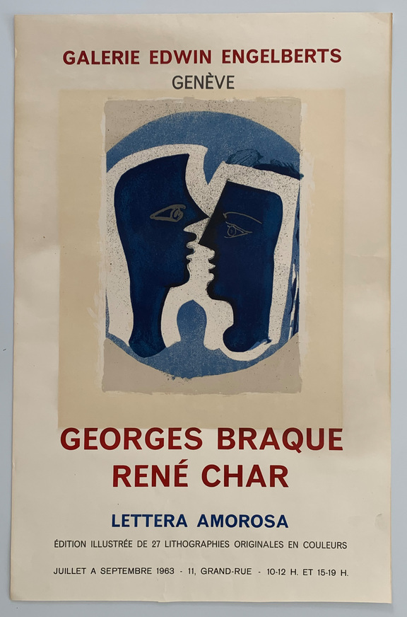 Braque - Rene Char - Lettera Amorosa 1963