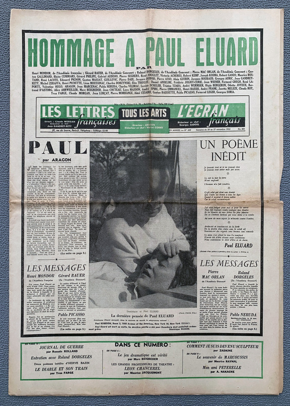 Les Lettres francaises 440 - 20 - 27. Novembre ...