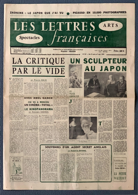 Les Lettres francaises 787 -  27. August - 3. S...