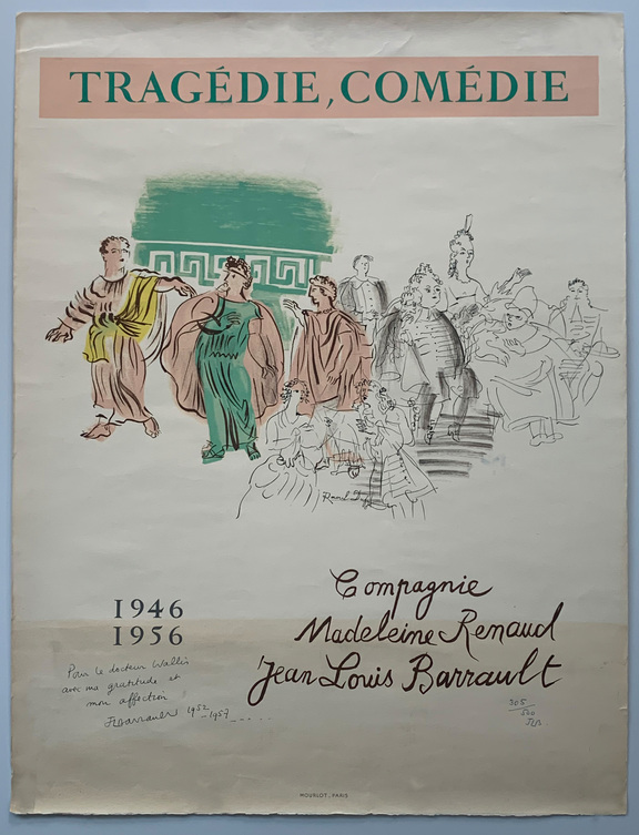 Raoul Dufy Tragedie Comedie , signiert, nummeri...