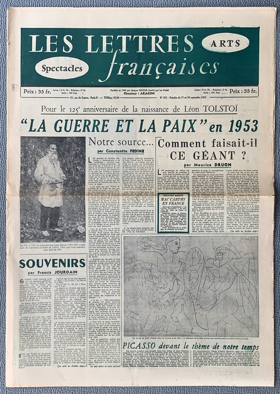Les lettres francaises 482 - 17. -24 .September...