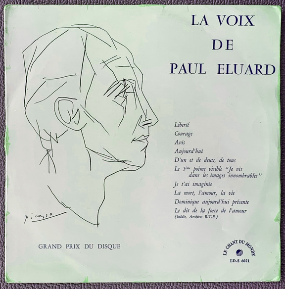 La voix de Paul Eluard - Beitext von Claude Roy