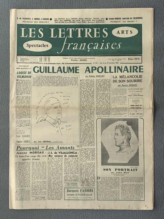 Lettres francaises 747  -  13 .-19.  November 1...