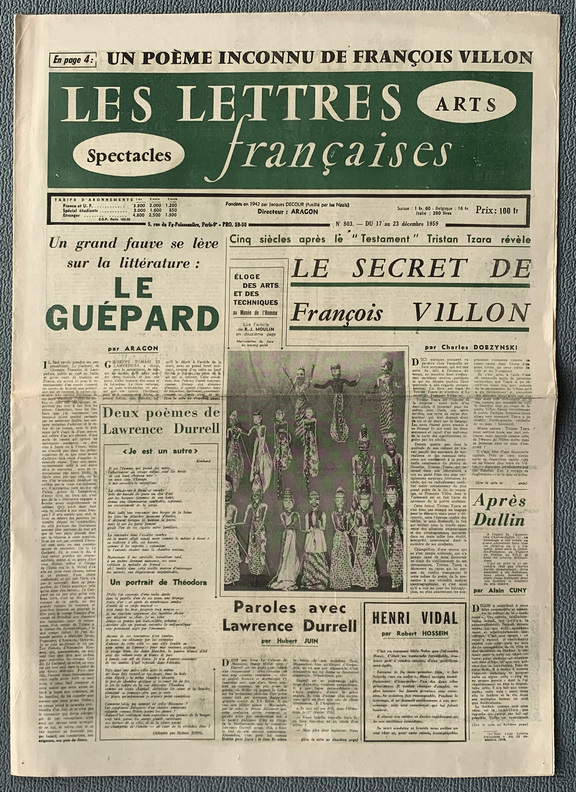 Les Lettres francaises 803 - 17.- 23. Dezember ...