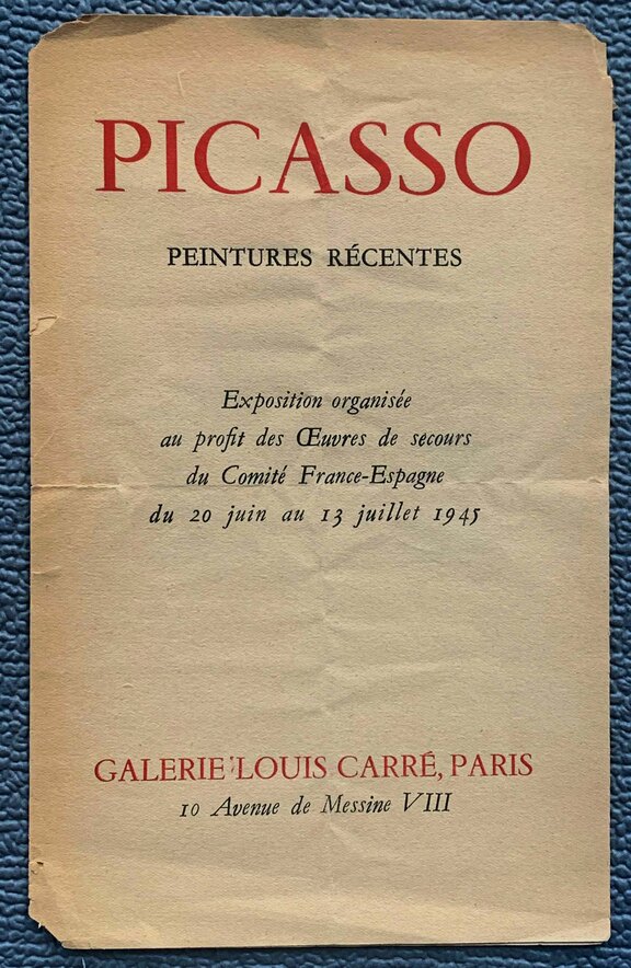 Peintres recentes  -  Galerie Louis Carré, Auss...