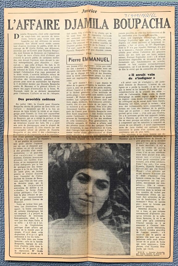 L´Affaire Djamila Boupacha