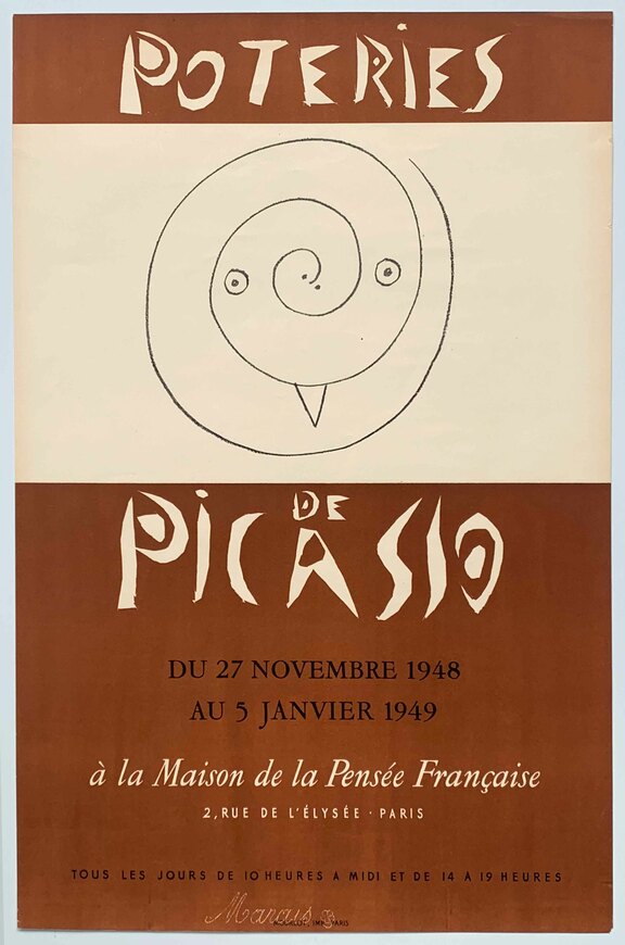 „Schleiereule“Töpfereiprodukte von Picasso – er...