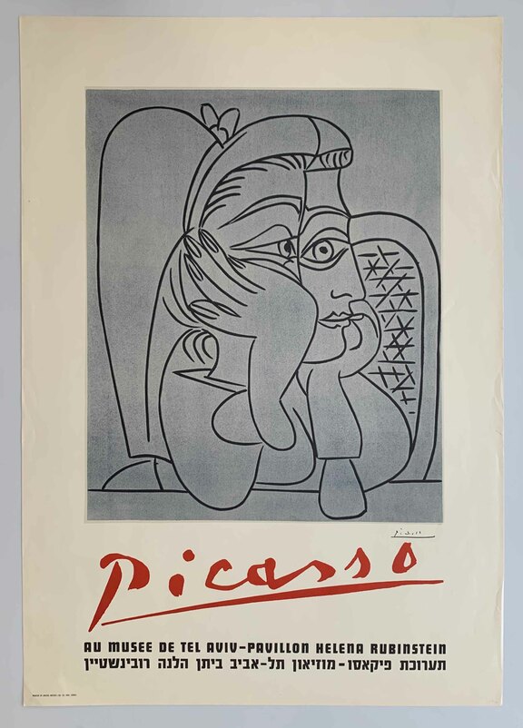 Picasso, 2 Ausstellungen (Kopf einer Frau mit a...
