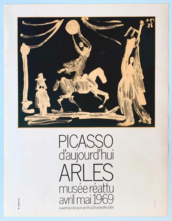 Picasso heute, Zirkusreiterin, Clown und Pierro...