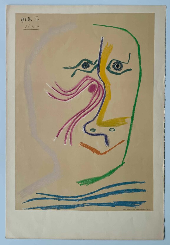 Hommage für René Char, vor der Schrift - Arches