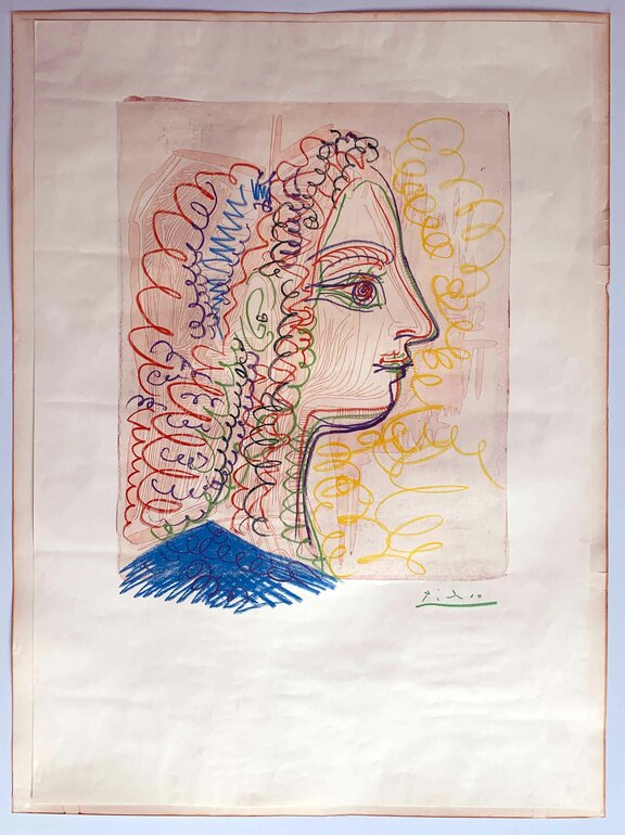 Jeune fille de profile -  CZW dtv 387 vor der S...