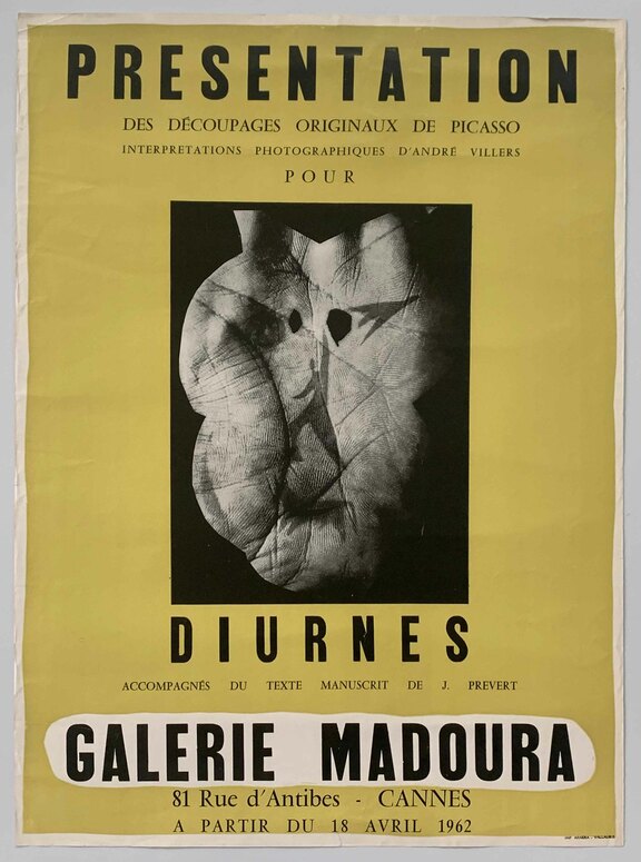 Schau der Original –Découpagen  Picasso für die...