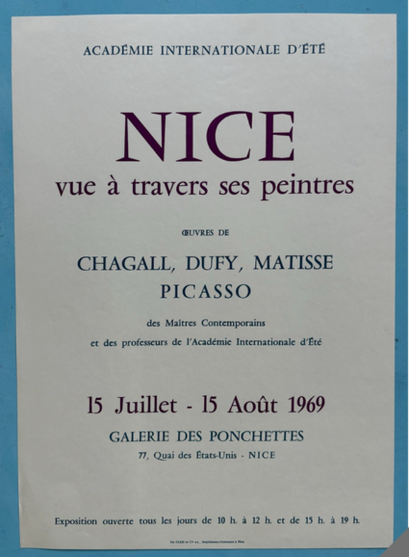 NICE - Vue á travers ses peintuires, oeuvres de...