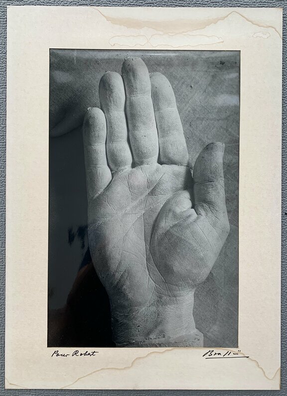 Abguss von Picassos Hand, BRASSAÏ (Gyula Halasz...