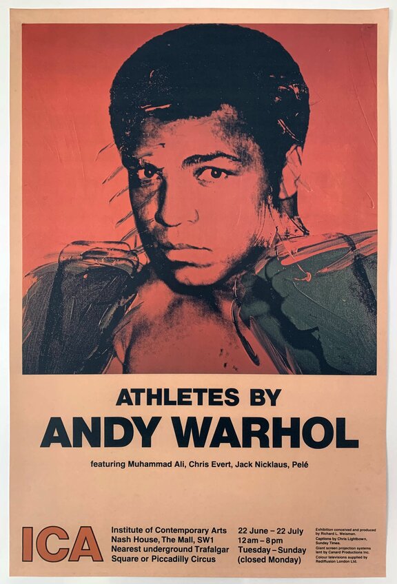 Athletes by Andy Warhol - Muhamed Ali